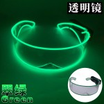 外贸跨境蹦迪发光眼镜搞怪科技感眼镜拍照太阳镜派对酒吧酷炫墨镜