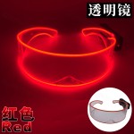 外贸跨境蹦迪发光眼镜搞怪科技感眼镜拍照太阳镜派对酒吧酷炫墨镜