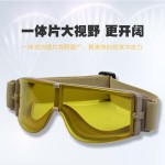 现货批发战术眼镜X800护目镜抗冲击特种兵防护迷彩风镜户外