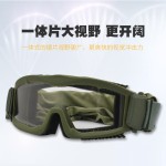 新款跨境战术风镜抗冲击沙漠CS护目镜特种兵防护镜户外装备