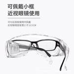 高清防雾护目镜打磨防尘防风沙飞溅粉尘切割防护实验室劳保护目镜