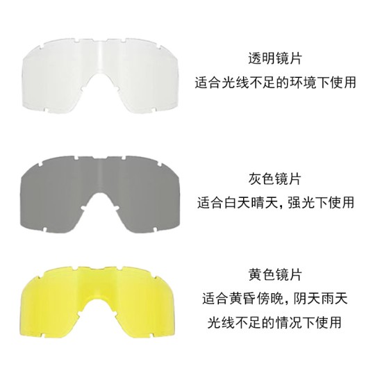战术眼镜护目镜特战射击RK2跨境沙漠蝗虫骑行防雾抗冲击战术