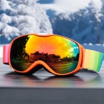 磁吸翻盖滑雪眼镜男双层护目防雾雪镜防紫外线女防尘登山眼镜