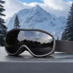 磁吸翻盖滑雪眼镜男双层护目防雾雪镜防紫外线女防尘登山眼镜