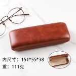 E88PU皮革时尚眼镜盒防压睛睛盒墨镜包太阳镜盒小巧布艺眼镜盒子
