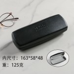 E88PU皮革时尚眼镜盒防压睛睛盒墨镜包太阳镜盒小巧布艺眼镜盒子