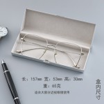 E88厂家现货批发铝合金眼镜盒金属便携防压轻便时尚弹盖式眼睛盒