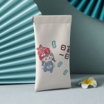 软皮革防磨太阳镜墨镜眼镜盒子便携带防压数据线化妆刷收纳袋