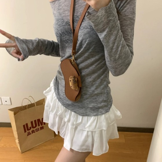 可爱KT猫皮质眼镜盒便携女太阳墨镜包挂脖防丢抗压保护套收纳袋
