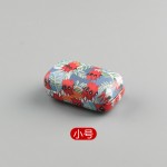 e88铝制折叠眼镜盒批发 老花镜近视眼镜盒便携网红eva眼镜盒