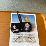 新款卡通labubu眼镜盒包挂男女墨镜眼镜盒便携学生近视眼镜收纳包