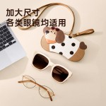 眼镜收纳包墨镜太阳镜收纳盒随身便携可挂脖防压保护套收纳袋挂包