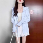 冰丝防晒衣女款夏季薄款2026新款防紫外线轻薄透气防晒服连帽外套
