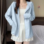 冰丝防晒衣女款夏季薄款2026新款防紫外线轻薄透气防晒服连帽外套