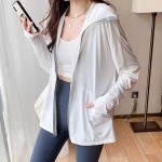 冰丝防晒衣女款夏季薄款2026新款防紫外线轻薄透气防晒服连帽外套