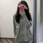 跨境外贸夏季冰丝防晒衣女户外轻薄款外套防紫外线透气凉感防晒服
