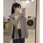 跨境外贸夏季冰丝防晒衣女户外轻薄款外套防紫外线透气凉感防晒服