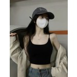 野媛 复古条纹v领防晒罩衫女夏季小众学生修身百搭潮流防晒服上衣