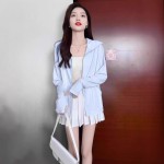 厂家直销2025新款冰丝紫色防晒衣女款宽松休闲防晒服开衫上衣外套