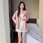 厂家直销2025新款冰丝紫色防晒衣女款宽松休闲防晒服开衫上衣外套