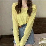 雪纺衫防晒衣女2025新款夏季薄款宽松套头冰丝针织空调网纱罩衫服