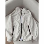UPF50+月光蓝连帽防晒衣男女夏季薄款速干防水冲锋衣户外骑行外套