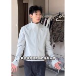 户外原纱立领防晒衣男夏季轻薄款毒液激光网眼骑行运动冲锋衣外套