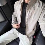 gtla美式立领防晒衣男夏季UPF50+轻薄登山服夹克速干骑行防晒外套