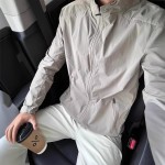 gtla美式立领防晒衣男夏季UPF50+轻薄登山服夹克速干骑行防晒外套