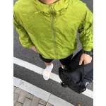 厂货直供 纯色轻薄户外露营防晒服连帽宽松防水防油防污冲锋衣男