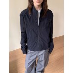 美式boxy版型正肩防晒衣男女夏季网眼透气防晒服户外运动立领外套