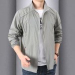防晒衣男夏季薄服宽松透气外套休闲立领夹克户外运动速干轻量化