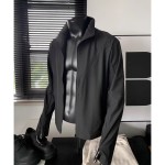 黑武士立领防晒衣男款夏季网眼透气户外运动骑行服速干冲锋衣外套