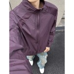 UPF50+网眼冰丝凉感防晒衣男款夏薄款透气正肩夹克户外运动外套