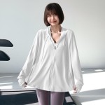 80-300斤大码冰丝防晒衣女夏新款胖mm宽松百搭连帽防紫外线外套潮