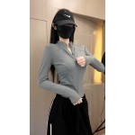 2025新款女士防晒衣修身立领冰丝可运动夏季外套防晒衣女夏冰丝