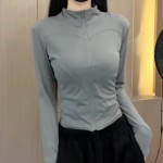 2025新款女士防晒衣修身立领冰丝可运动夏季外套防晒衣女夏冰丝