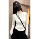 2025新款女士防晒衣修身立领冰丝可运动夏季外套防晒衣女夏冰丝