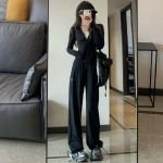 2024新款瑜伽上衣黑色修身防嗮衣女夏季防紫外线薄款透气冰丝外套