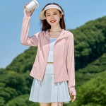 轻薄冰丝防晒衣女2025新款夏季户外凉感透气修身防紫外线防晒服