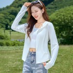 轻薄冰丝防晒衣女2025新款夏季户外凉感透气修身防紫外线防晒服