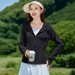轻薄冰丝防晒衣女2025新款夏季户外凉感透气修身防紫外线防晒服