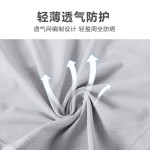 防晒面罩冰丝全脸遮脸挂耳护颈面巾遮阳面纱开车脸罩防紫外线现货