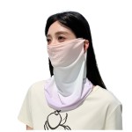 防晒面罩夏季女新款遮全脸冰丝脸罩防紫外线开车脖子护颈冰丝面纱