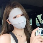 夏季全脸防晒面罩冰丝脸基尼防晒带软骨面罩口罩骑行开车面罩