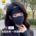 夏季全脸防晒面罩冰丝脸基尼防晒带软骨面罩口罩骑行开车面罩