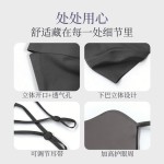 户外防晒口罩护颈护眼角透气防紫外线冰丝面罩脸基尼冰丝凉感春夏