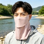 UPF50+护颈面罩防晒冰丝无痕防紫外线骑行透气遮阳可水洗男士口罩