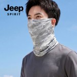 JEEP SPIRIT防晒面罩男夏季骑行面巾钓鱼脸罩挂耳防晒口罩0006