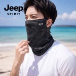 JEEP SPIRIT防晒面罩男夏季骑行面巾钓鱼脸罩挂耳防晒口罩0006